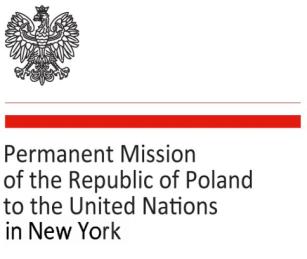 Logo of Permanent Mission of the Republic of Poland to the United Nations in New York