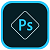 アプリ「Adobe Photoshop Express」のアイコンです